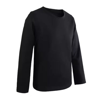 Black Anti-Cut® Knife-Proof Long Shirts Stab-Resistant